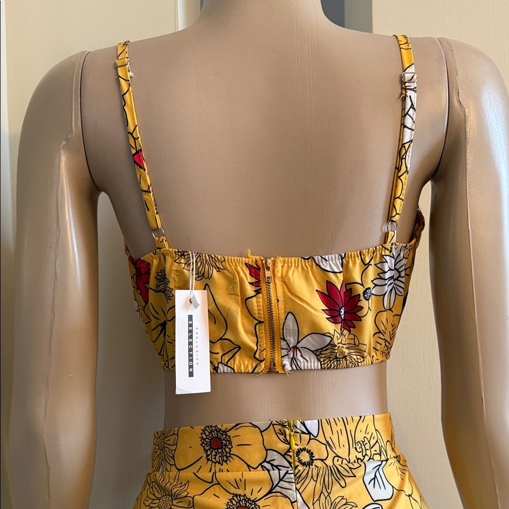 CBR Yellow Floral Skirt Set - Picture 5 of 7